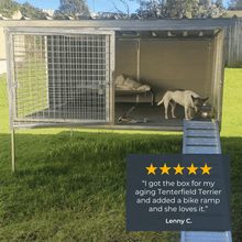 "Aussie Dog Kennels" Raised Dog Kennel - 3-Bay Add-on