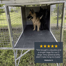 "Aussie Dog Kennels" Raised Dog Kennel