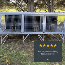 "Aussie Dog Kennels" Raised Dog Kennel - 3-Bay Add-on