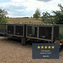 "Aussie Dog Kennels" Raised Dog Kennel - 3-Bay Add-on