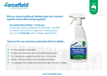 Forcefield Mould Killer + Protector key benefits